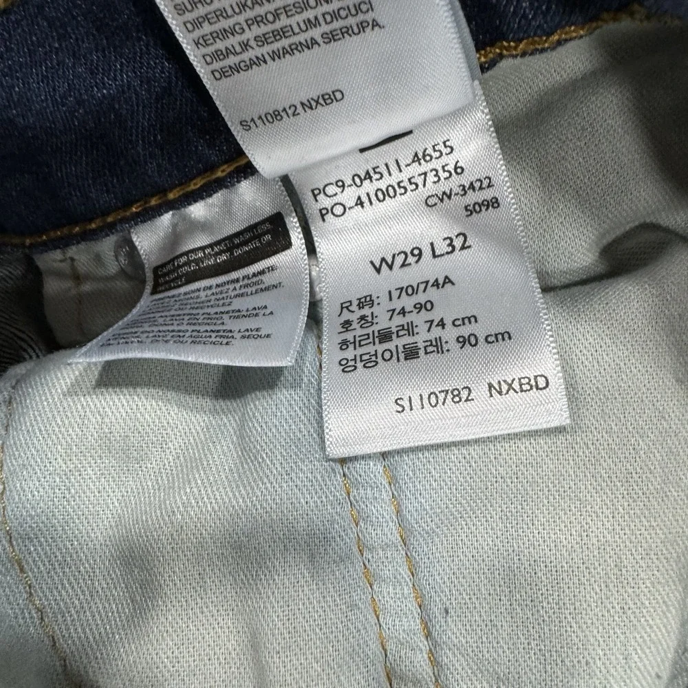 Levi's Men's Slim Jeans in Dark Blue Wash